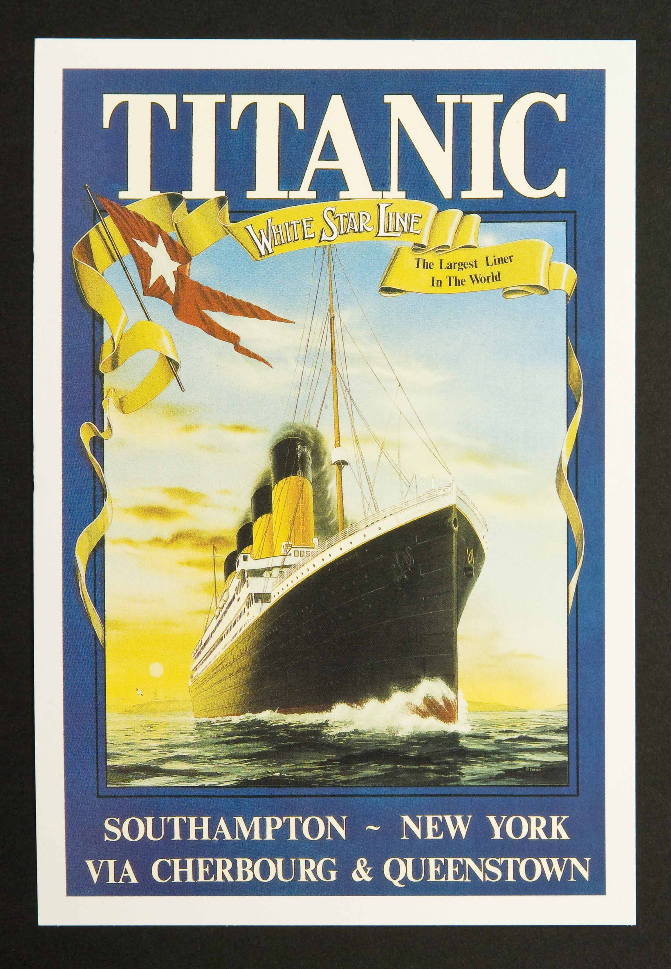 Titanic - White Star Line Sunrise Postcards (6)